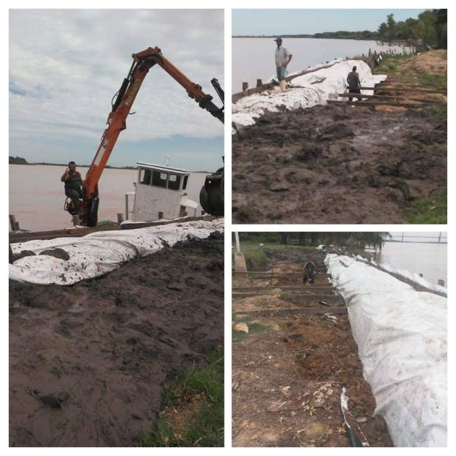 Continúa el relleno de la costa de la Sede Guazú con el material proveniente del Arroyo Negro