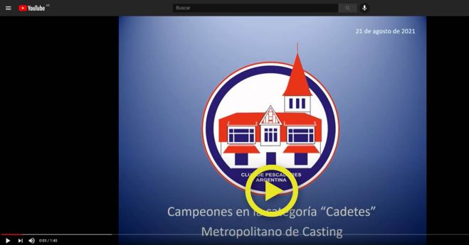 Campeones en la categoría "Cadetes" en el Metropitano de casting