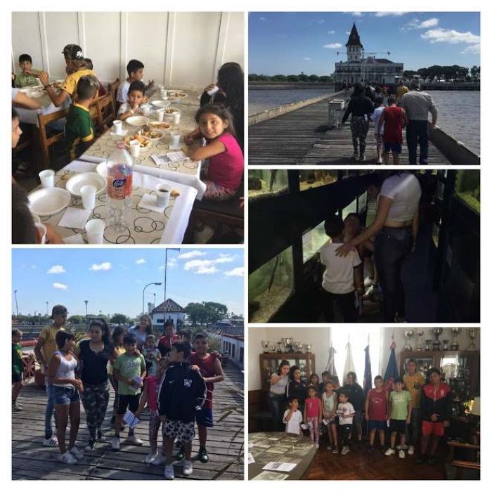 Visita de chicos de la Colonia Rincón de Luz