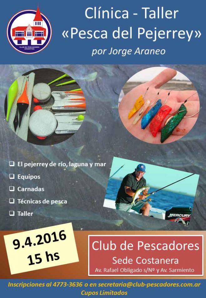 9/4 Clínica-Taller &quot;La pesca del pejerrey&quot;