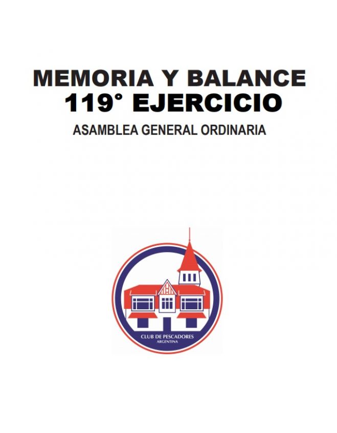 Memoria y Balance 2022 - Ejercicio 119°