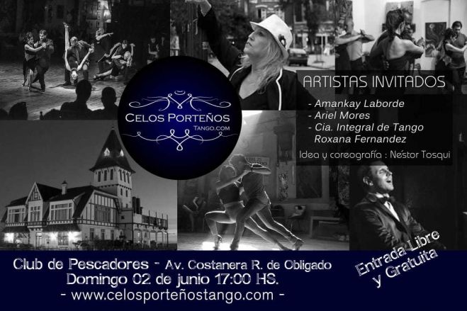 El 2 de junio presentamos &quot;Celos porteños&quot;, un espectáculo de tango